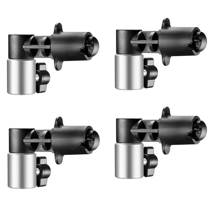 Selens Reflector Holder Clips Collapsible Backdrop Holder 4 Pieces Photography Clamp for Photo Studio Light Stand Adapter, Reflector Disc Holder Clip Photography Pop Up Backdrop Clamp Durable Clip - Image 1
